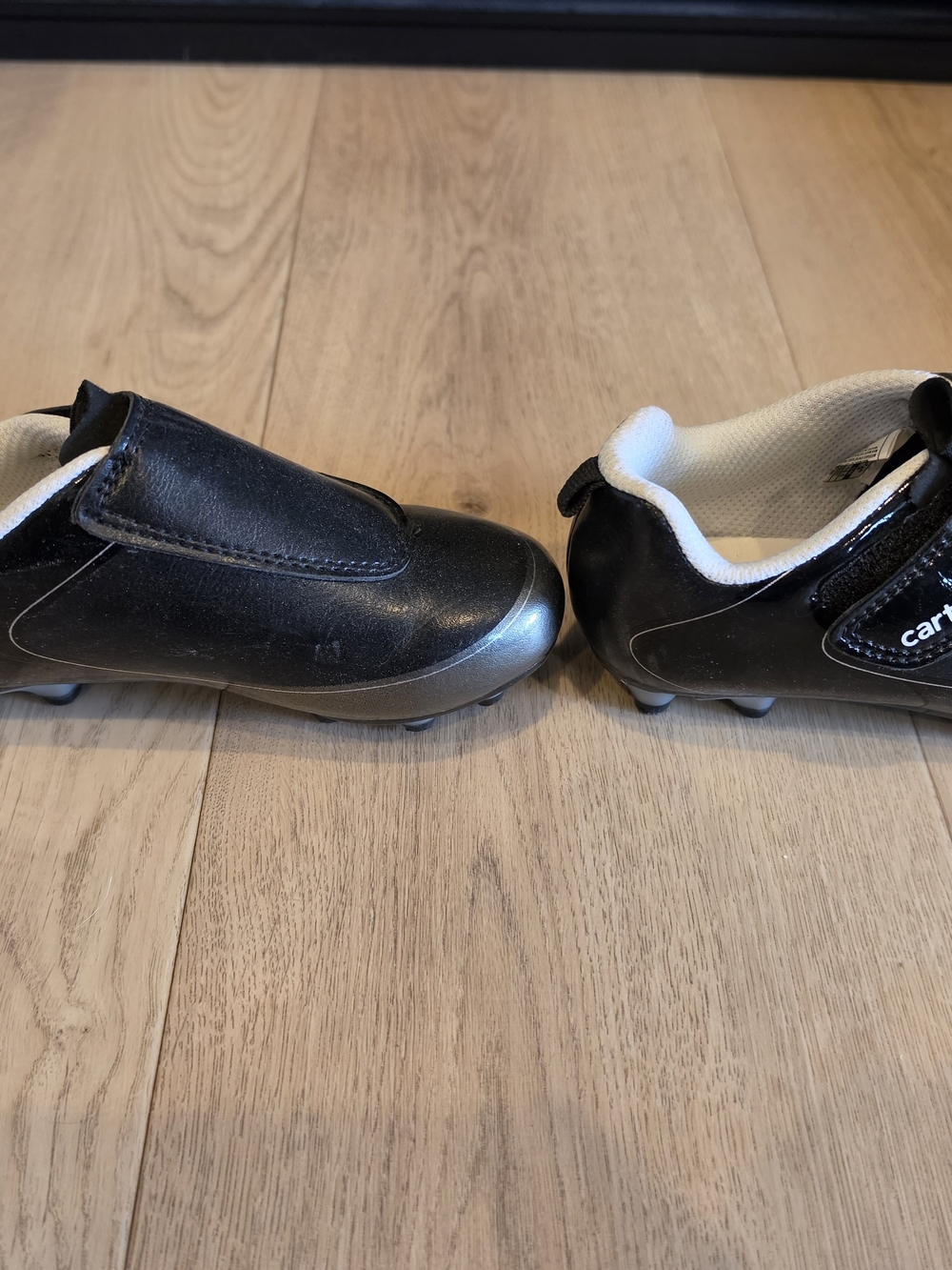 Carter's Toddler Boy Baseball Cleats - Black/Silver - Size 10